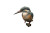 Kingfisher In Roses Vinyl Car Decal Sticker – Waterproof & UV-Resistant 8"