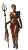 Female Gladiator V2 Vinyl Car Decal Sticker – Waterproof & UV-Resistant 8"