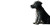 Sad Chained Puppy Vinyl Car Decal Sticker – Waterproof & UV-Resistant 8"