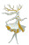 Porcelain Deer Girl Vinyl Car Decal Sticker – Waterproof & UV-Resistant 8"