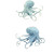 Delicate Octopuses Vinyl Car Decal Sticker – Waterproof & UV-Resistant 8"