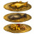 Golden Fish Offering Vinyl Car Decal Sticker – Waterproof & UV-Resistant 8"