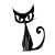Evil Plotting Cat Vinyl Car Decal Sticker – Waterproof & UV-Resistant 8"