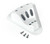 Securely Mount up to 3 Flags on Flag Poles! Easy Installation | Camco White Screw In Flagpole Mount