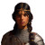 Arabian Noble Woman Vinyl Car Decal Sticker – Waterproof & UV-Resistant 8"