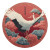 Soaring White Crane Vinyl Car Decal Sticker – Waterproof & UV-Resistant 8"