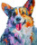 Corgi Portrait V2 Vinyl Car Decal Sticker – Waterproof & UV-Resistant 8"