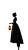 Historical Nurse Silhouette Vinyl Car Decal Sticker – Waterproof & UV-Resistant 8"