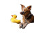 Podenko Dog With Duck Vinyl Car Decal Sticker – Waterproof & UV-Resistant 8"