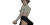 Noir Tennis Girl Vinyl Car Decal Sticker – Waterproof & UV-Resistant 8"
