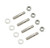 Prevent Stripped Threads | Mr. Gasket Carburetor Stud Kit | Set of 4 Zinc-Plated Studs & Nuts