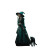 Green Witch Vinyl Car Decal Sticker – Waterproof & UV-Resistant 8"