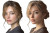 Split Portrait Woman Vinyl Car Decal Sticker – Waterproof & UV-Resistant 8"