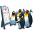 Penguins Discussing Tariffs Vinyl Car Decal Sticker – Waterproof & UV-Resistant 8"