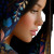 Floral Portrait Girl V2 Vinyl Car Decal Sticker – Waterproof & UV-Resistant 8"