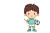 Cheerful Soccer Boy Vinyl Car Decal Sticker – Waterproof & UV-Resistant 8"