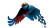 Colorful Flying Bird Vinyl Car Decal Sticker – Waterproof & UV-Resistant 8"