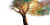 Vibrant Tree Painting Vinyl Car Decal Sticker – Waterproof & UV-Resistant 8"