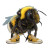 Cute Bumblebee Tennis Vinyl Car Decal Sticker – Waterproof & UV-Resistant 8"