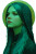 Teal Mermaid Portrait Vinyl Car Decal Sticker – Waterproof & UV-Resistant 8"