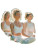 Meditating Women Vinyl Car Decal Sticker – Waterproof & UV-Resistant 8"