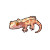 Crested Gecko Mascot Vinyl Car Decal Sticker – Waterproof & UV-Resistant 8"