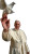 Pope With Colombe Vinyl Car Decal Sticker – Waterproof & UV-Resistant 8"
