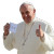 Pope Francis Smiles V2 Vinyl Car Decal Sticker – Waterproof & UV-Resistant 8"
