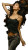 Joyful Supermodel Dancing Vinyl Car Decal Sticker – Waterproof & UV-Resistant 8"