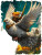 Angel On Dove Vinyl Car Decal Sticker – Waterproof & UV-Resistant 8"