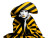 Striped Model Hat V3 Vinyl Car Decal Sticker – Waterproof & UV-Resistant 8"