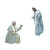 Pope And Jesus Vinyl Car Decal Sticker – Waterproof & UV-Resistant 8"
