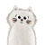 Cute Cartoon Cat V8 Vinyl Car Decal Sticker – Waterproof & UV-Resistant 8"