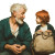 Wise Grandfather Portrait Vinyl Car Decal Sticker – Waterproof & UV-Resistant 8"