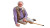 Elderly Man Fall Vinyl Car Decal Sticker – Waterproof & UV-Resistant 8"