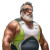 Heavy Wrestler Dad Vinyl Car Decal Sticker – Waterproof & UV-Resistant 8"