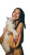 Woman With Cat V10 Vinyl Car Decal Sticker – Waterproof & UV-Resistant 8"
