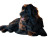 Newfoundland Dog Relaxing Vinyl Car Decal Sticker – Waterproof & UV-Resistant 8"