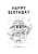 Cartoon Birthday Trio Vinyl Car Decal Sticker – Waterproof & UV-Resistant 8"