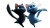 Dancing Cats Duo Vinyl Car Decal Sticker – Waterproof & UV-Resistant 8"
