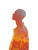 Bald Man Silhouette Vinyl Car Decal Sticker – Waterproof & UV-Resistant 8"