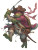 Pirate Ninja Turtle Vinyl Car Decal Sticker – Waterproof & UV-Resistant 8"