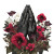 Praying With Flowers Vinyl Car Decal Sticker – Waterproof & UV-Resistant 8"