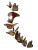 Butterfly Metamorphosis Vinyl Car Decal Sticker – Waterproof & UV-Resistant 8"