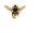 Honeybee Manual Vinyl Car Decal Sticker – Waterproof & UV-Resistant 8"