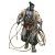 Half-Orc Samurai Policeman Vinyl Car Decal Sticker – Waterproof & UV-Resistant 8"