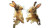 Bounding Rabbits Vinyl Car Decal Sticker – Waterproof & UV-Resistant 8"