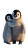 Fluffy Penguin Hug Vinyl Car Decal Sticker – Waterproof & UV-Resistant 8"