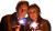 Grandparents With Sparkler Vinyl Car Decal Sticker – Waterproof & UV-Resistant 8"