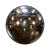 Silver Sphere Vinyl Car Decal Sticker – Waterproof & UV-Resistant 8"